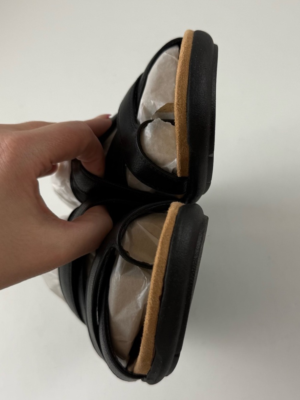 Easy Spirit Westly Strappy Slip-On Sandals Womens 10M Black Smooth NWT - Picture 4 of 11